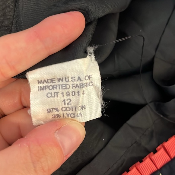 Vintage Harold's Embroidered Floral Sheath Midi Dress - Size 12 - Picture 11 of 12